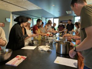 Atelier cuisine à l'aveugle